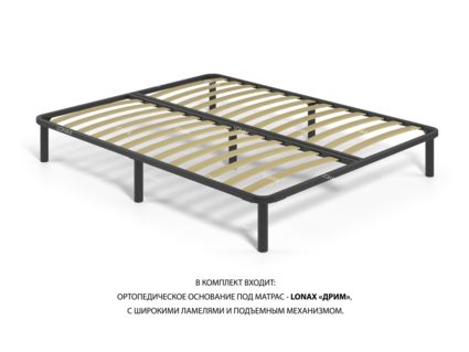 Кровать Lonax Аврора велюр Dolly-3 (с подъемным механизмом) 120х195