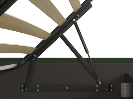 Кровать Lonax Милана велюр Dolly-2 (с подъемным механизмом) 120х200