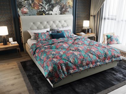 Кровать Димакс Андрия Крем с подъемным механизмом