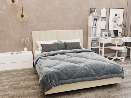 Кровать Димакс Лероса Крем с подъемным механизмом 200х200