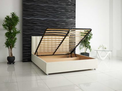 Кровать Димакс Лероса Крем с подъемным механизмом 200х200